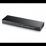 ZyXEL GS1900-24v2 24port GbE LAN smart menedzselhető switch (GS1900-24-EU0102F) (GS1900-24-EU0102F) - Ethernet Switch