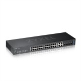 Zyxel GS2220-28 24-Port Gigabit L2+ Switch (4x Gigabit kombó SFP, menedzselhető, rackbe szerelhető)