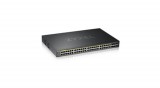 ZyXEL GS2220-50HP-EU0101F - Managed - L2 - Gigabit Ethernet (10/100/1000) - Power over Ethernet (PoE) - Rack mounting