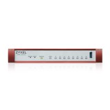 Zyxel USG FLEX 100HP (7 x 1-GbE, 1 x PoE+ 30W, 1 x USB 3.0, 1 x konzol, 1 év Security Bundle)