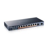ZyXEL XMG1915-10EP 8-Port Multi-Gig 2.5G Cloud/Smart Managed PoE++ Switch @130W | with 8 x PoE++(60W)| 2 x 10G SFP+ |desktop or wall mount XMG1915-10EP-EU0101F