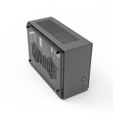 Zalman M2 mini_Gray táp nélküli ablakos Mini-ITX ház szürke (M2 mini_Gray) - Számítógépház