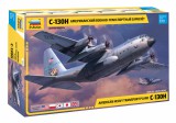 Zvezda C-130 H HERCULES repülőgép makett 7321